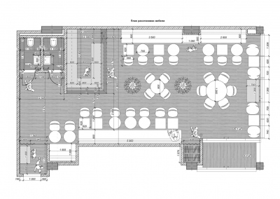 планировка бара-кальянной от KAKADU-STUDIO