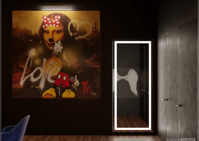 дизайн проект интерьера бара-кальянной от KAKADU-STUDIO