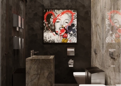 дизайн проект интерьера бара-кальянной от KAKADU-STUDIO