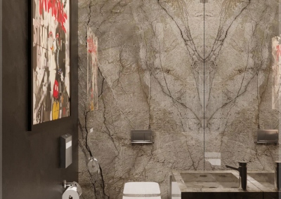 дизайн проект интерьера бара-кальянной от KAKADU-STUDIO