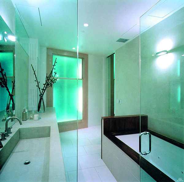 Мятный цвет в интерьере ванной, фото 5